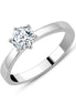 Solitaire Serti Clos Diamant 0,5ct