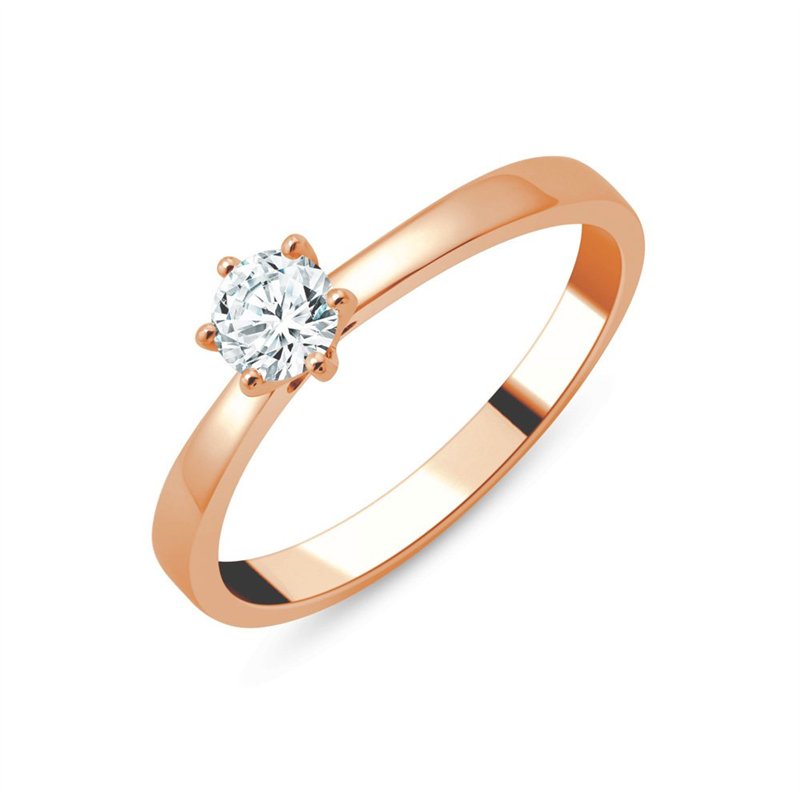 Solitaire Serti Clos Diamant 0,3ct I