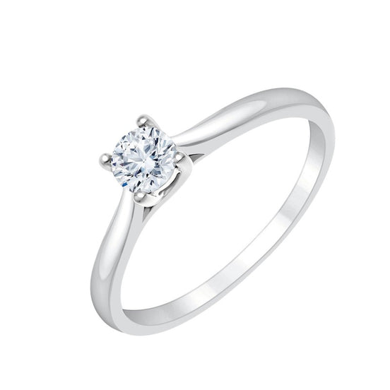 Evidence Solitaire Serti Clos Diamant 0,3ct I
