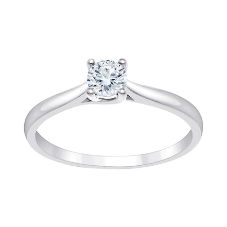 Evidence Solitaire Serti Clos Diamant 0,3ct I