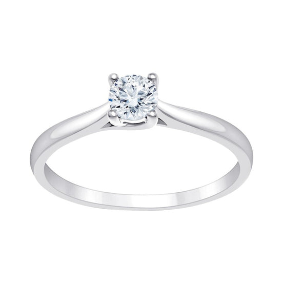 Evidence Solitaire Serti Clos Diamant 0,3ct I