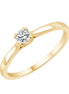 Evidence Solitaire Serti Clos Diamant 0,1ct I