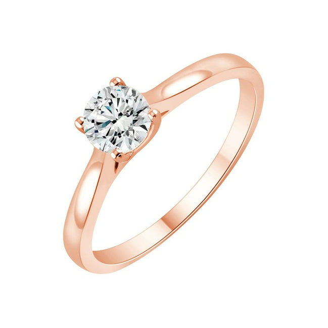 Evidence Solitaire Serti Clos Diamant 0,4ct