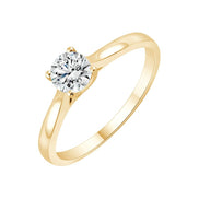 Evidence Solitaire Serti Clos Diamant 0,4ct