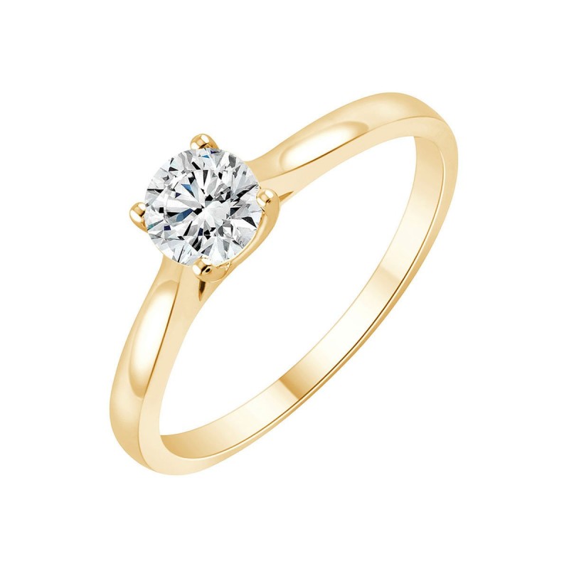 Evidence Solitaire Serti Clos Diamant 0,4ct
