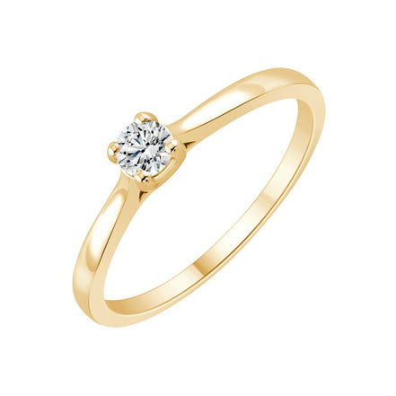 Evidence Solitaire Serti Clos Diamant 0,15ct I