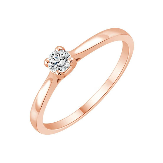 Evidence Solitaire Serti Clos Diamant 0,15ct I