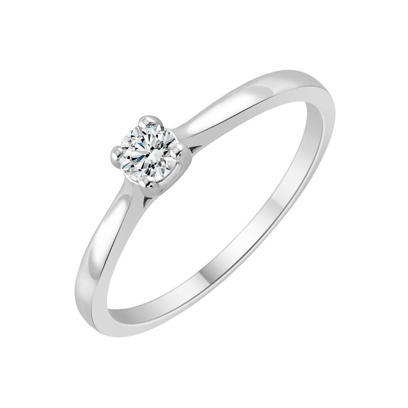 Evidence Solitaire Serti Clos Diamant 0,15ct I