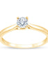 Evidence Solitaire Serti Clos Diamant 0,25ct