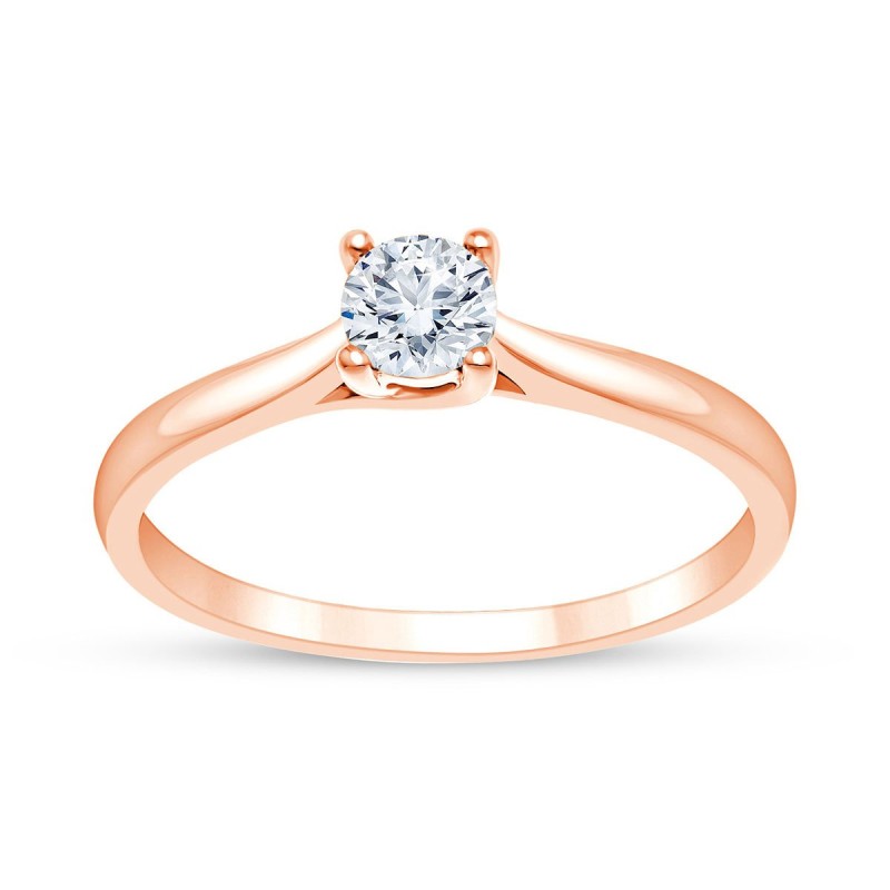Evidence Solitaire Serti Clos Diamant 0,25ct