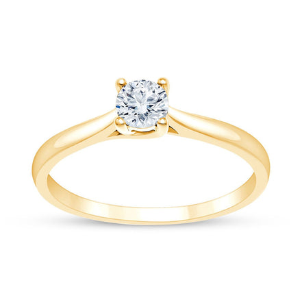 Evidence Solitaire Serti Clos Diamant 0,25ct