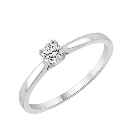 Evidence Solitaire Serti Clos Diamant 0,2ct I