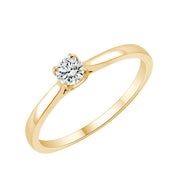 Evidence Solitaire Serti Clos Diamant 0,2ct I