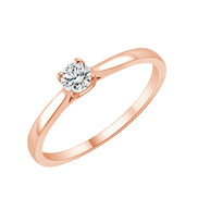 Evidence Solitaire Serti Clos Diamant 0,2ct I