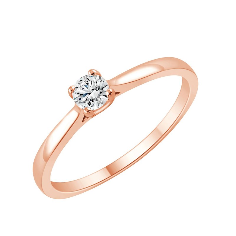 Evidence Solitaire Serti Clos Diamant 0,2ct I