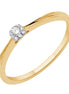 Solitaire Accompagné Diamant 0,07ct I