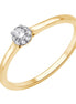 Solitaire Accompagné Diamant 0,13ct I