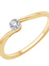 Solitaire Accompagné Diamant 0,07ct II