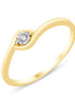 Solitaire Diamant 0,015ct