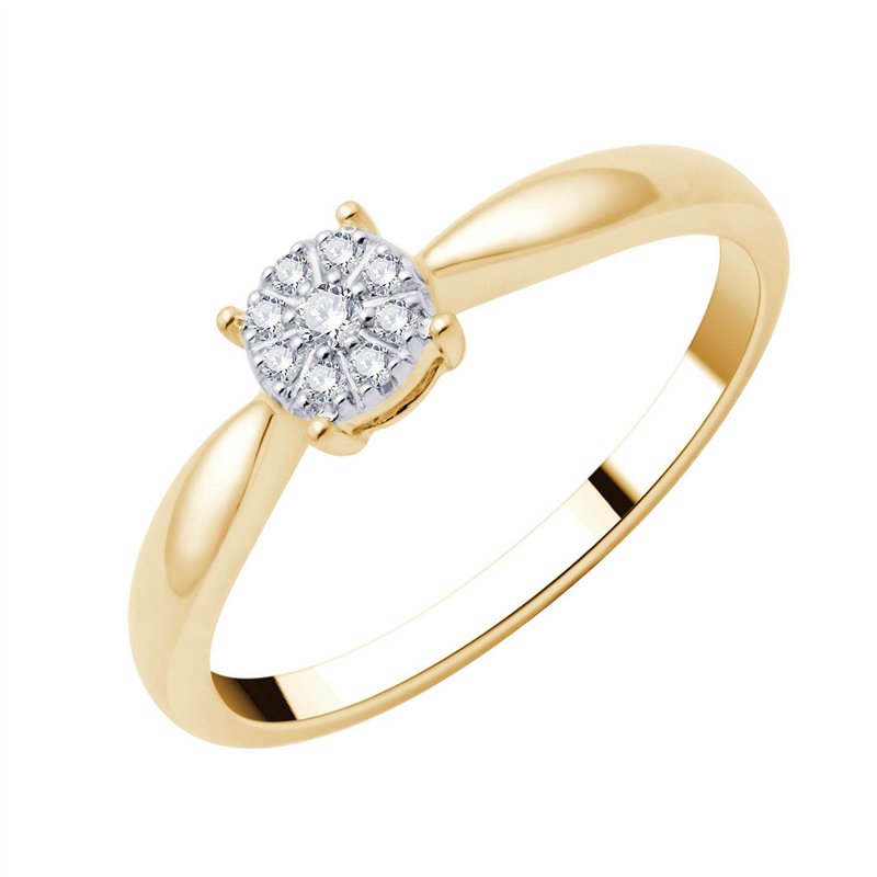 Solitaire Serti Clos Diamant 0,05ct I