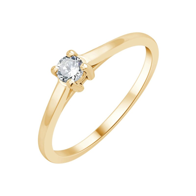 Evidence Solitaire Serti Clos Diamant 0,15ct II