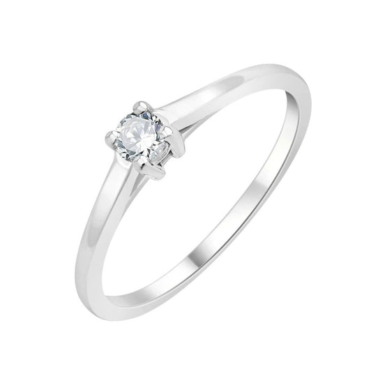Evidence Solitaire Serti Clos Diamant 0,1ct III