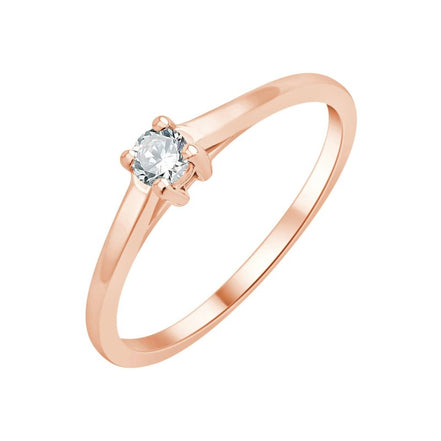Evidence Solitaire Serti Clos Diamant 0,1ct II