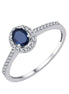 Saphir et Diamants 0,11ct