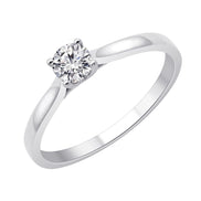 Solitaire Serti Clos Diamant 0,3ct II