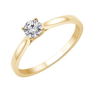 Solitaire Serti Clos Diamant 0,3ct II
