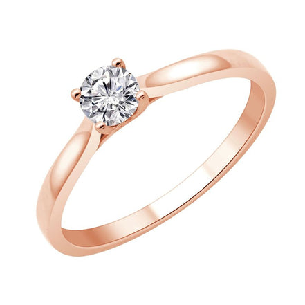 Solitaire Serti Clos Diamant 0,3ct II