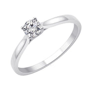 Solitaire Serti Clos Diamant 0,3ct II
