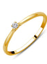 Bague Évidence Ronde Diamant 0,25 ct