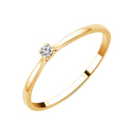 Bague Évidence Ronde Diamant 0,25 ct