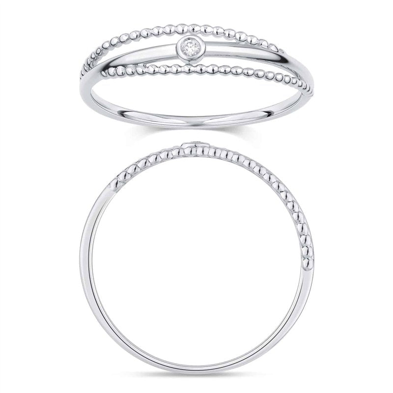 Serti Clos Diamant 0,04ct I