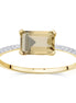 Lou Taille Émeraude Quartz Champagne 1,10ct I
