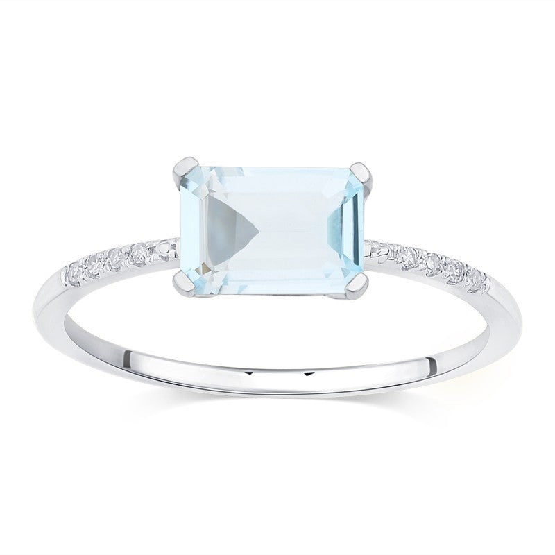 Lou Taille Émeraude Topaze & Diamants 1,10ct IV