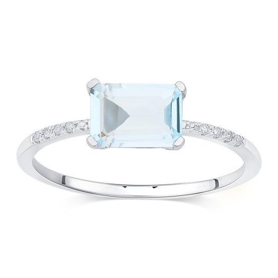 Lou Taille Émeraude Topaze & Diamants 1,10ct IV