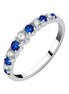 Demi Alliance Saphir & Diamants 0,26ct
