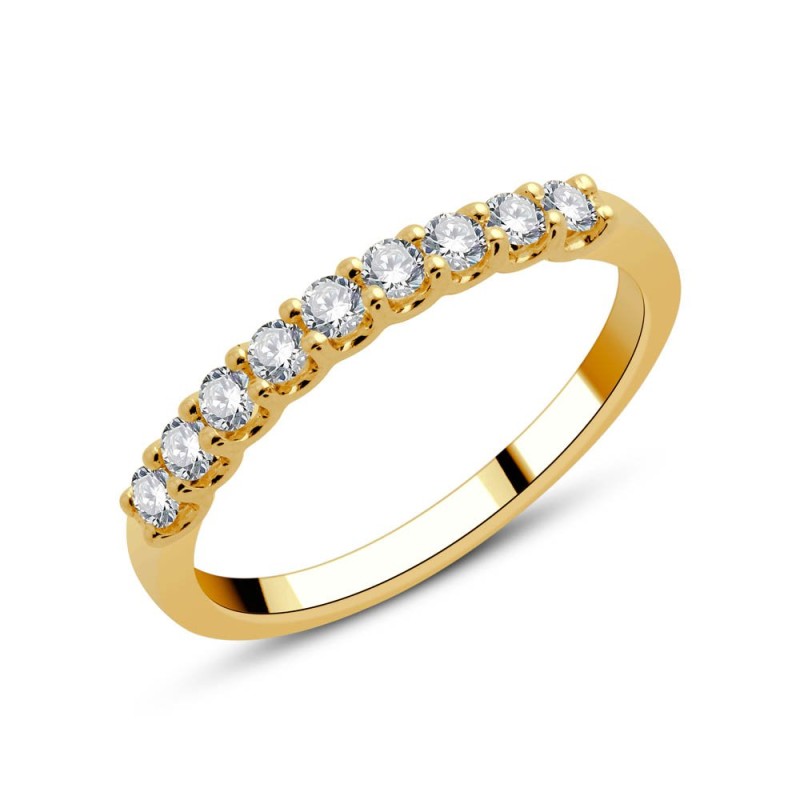 Evidence Demi Alliance Serti Clos Diamant 0,34ct I