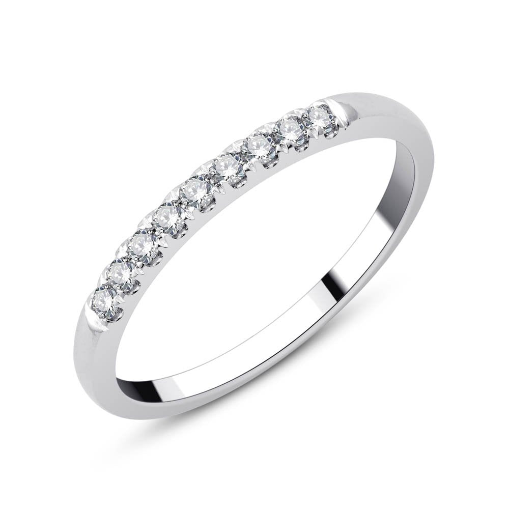 Evidence Demi Alliance Serti Clos Diamant 0,12ct