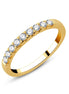 Evidence Demi Alliance Serti Clos Diamant 0,34ct II