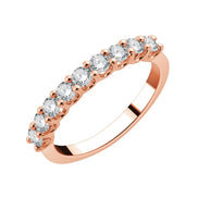 Evidence Demi Alliance Trilogie Diamant 0,69ct