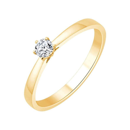 Solitaire Serti Clos Diamant 0,15ct II