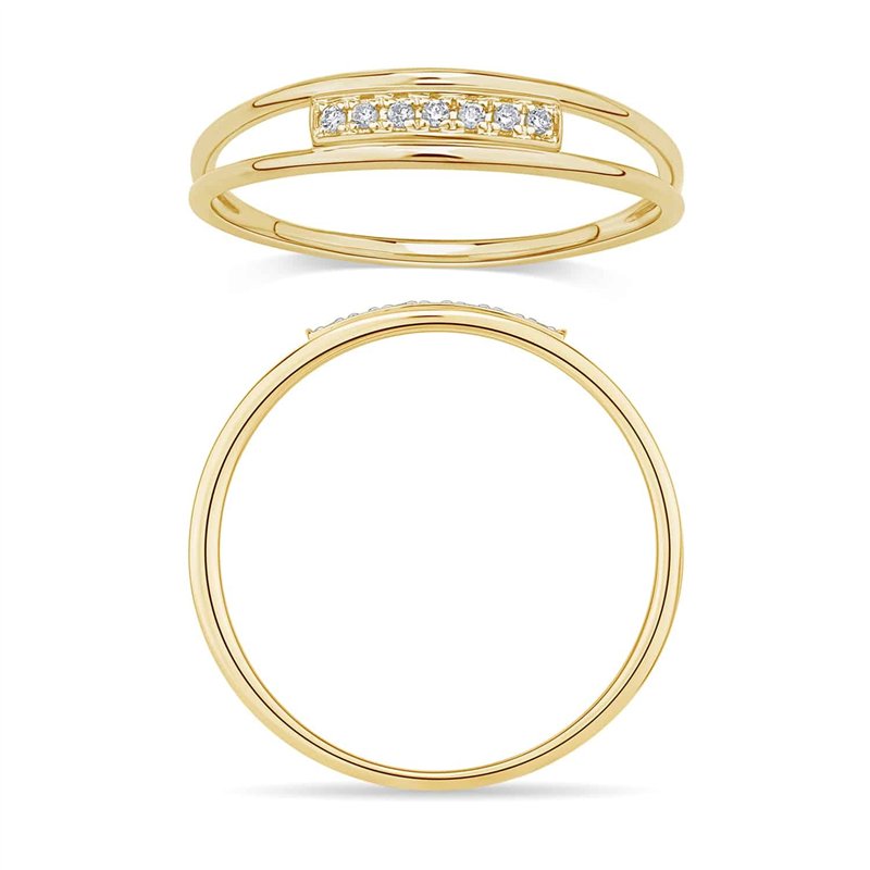 Serti Clos Diamant 0,04ct II