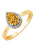 Toi & Moi Citrine 0,58ct