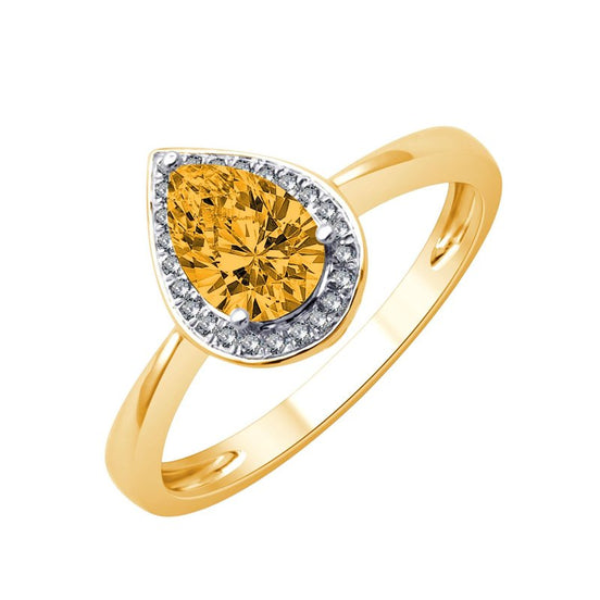 Toi & Moi Citrine 0,58ct