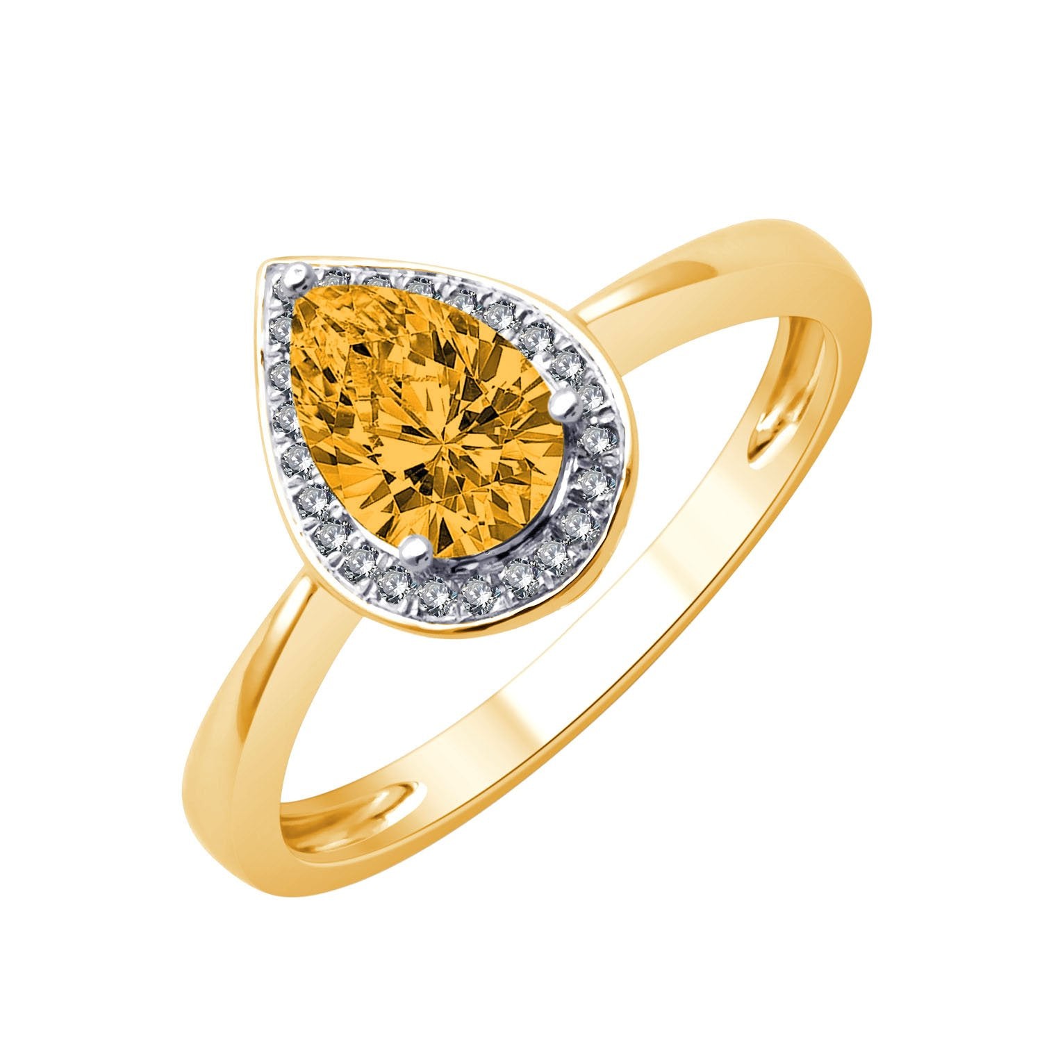 Toi & Moi Citrine 0,58ct