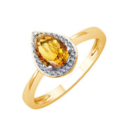 Toi & Moi Citrine 0,58ct