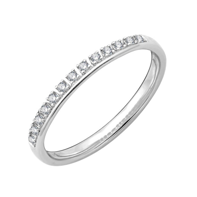 Bague de mariage Diamant rond 0,09 ct